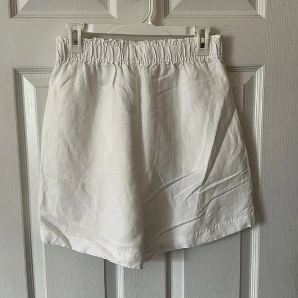 H&M Linen Blend Pull On Shorts - Picture 5 of 6